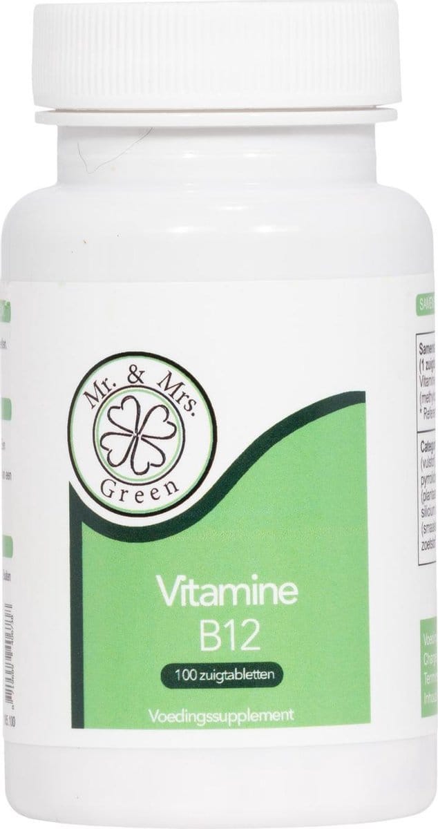 Vitamine B12, zoet smakend smelttablet