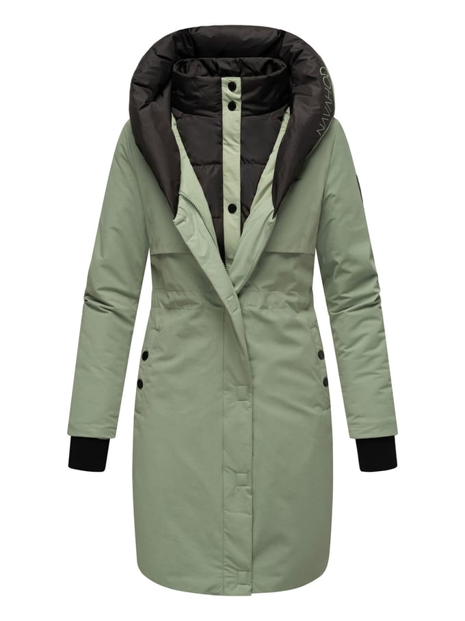 Navahoo dames winterjas Snowelf – Licht & Warm met magneetsluiting