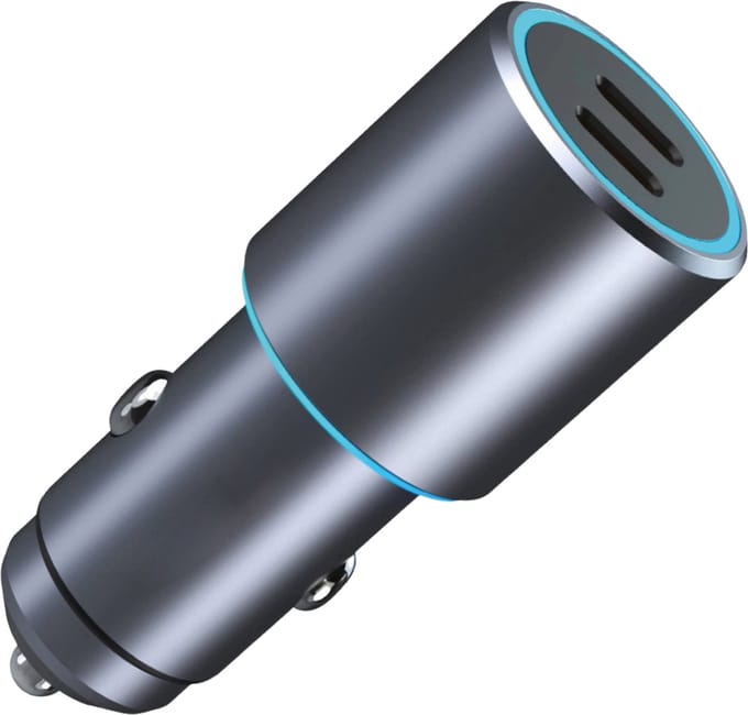 Autolader USB C 40W - Auto oplader USB - USB C autolader 2 poorten - Auto lader - Sigarettenaansteker USB oplader auto - Snellader