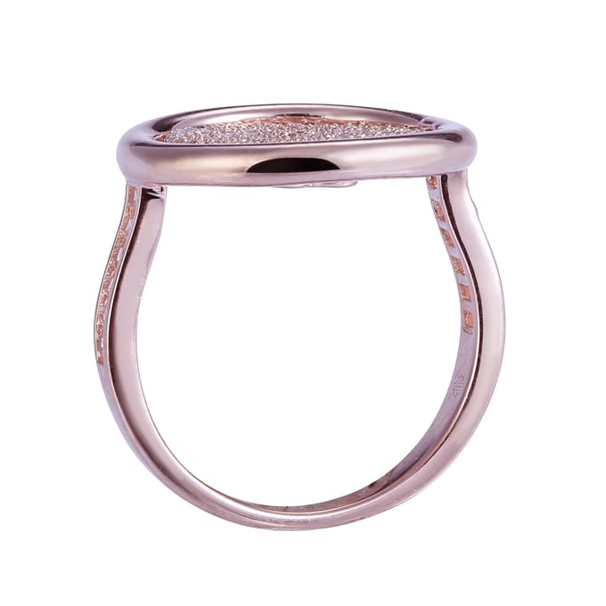 Orphelia Dames 925 Sterling Zilveren Ring - Roze ZR-7444/RG