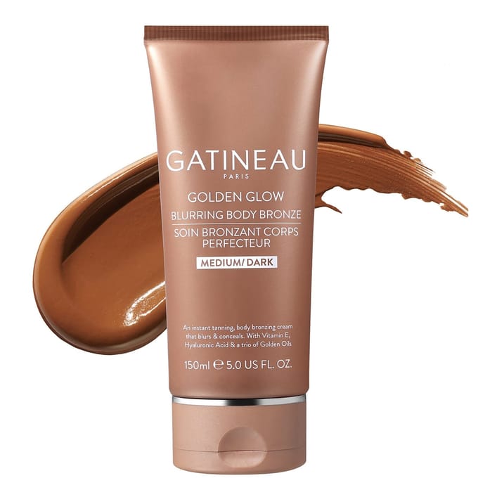 Gatineau Golden Glow Blurring Body Bronze Medium Dark & Luxury Tanning Mitt Duo