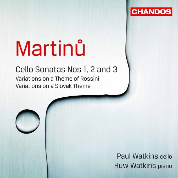 Paul Watkins & Huw Watkins - Martinů: Cello Sonatas | Variations (CD)