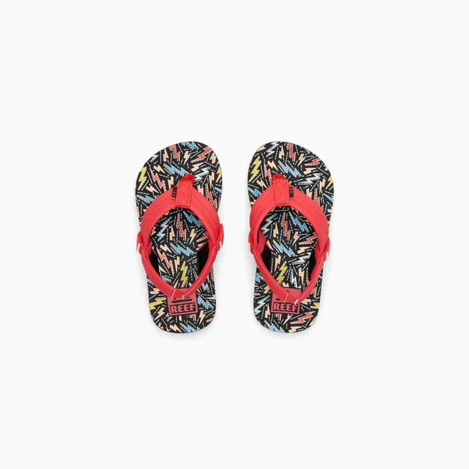 Reef teenslipper jongens - model Kids Ahi - Rood/MultiColour - Maat 24