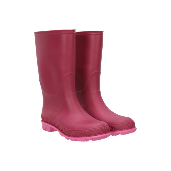 Mountain Warehouse Kinder/Kinder effen Wellington Laarzen (Bes)
