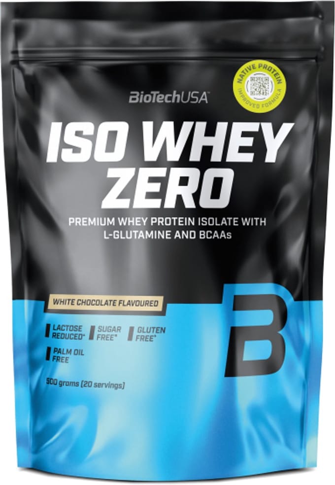 BiotechUSA isolaat eiwitpoeder - ISO WHEY zero (454 g) - smaak: Witte Chocolade