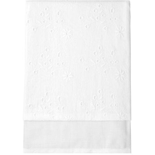 Prénatal ledikantlaken broderie White unisex