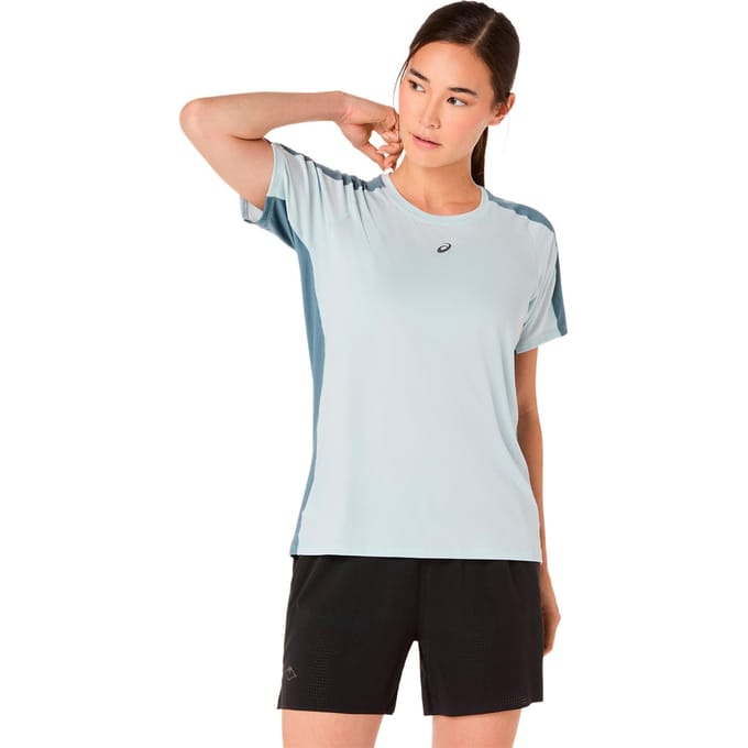 ASICS Fujitrail Elite Hardloopshirt Dames-grijs, grijs