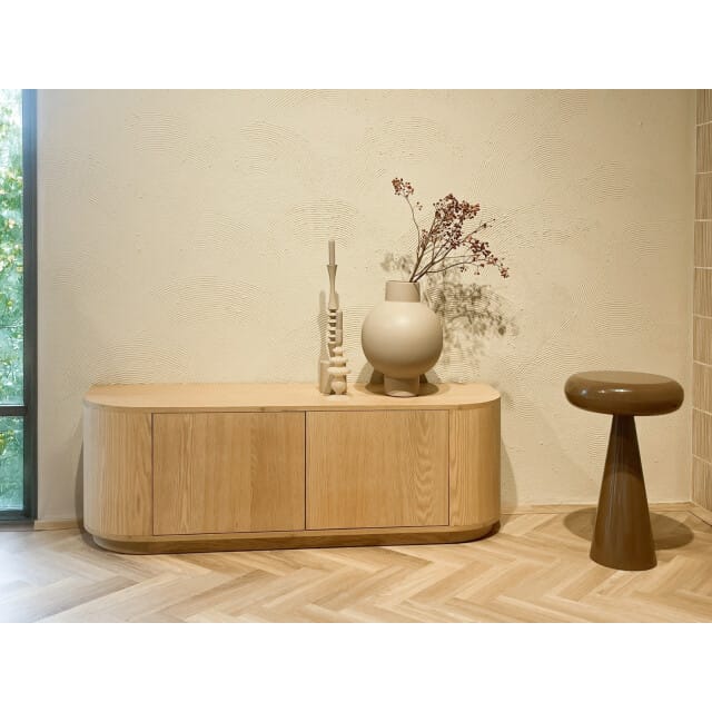 Brix - Bijzettafel Sam Coffee - 36x36x57cm