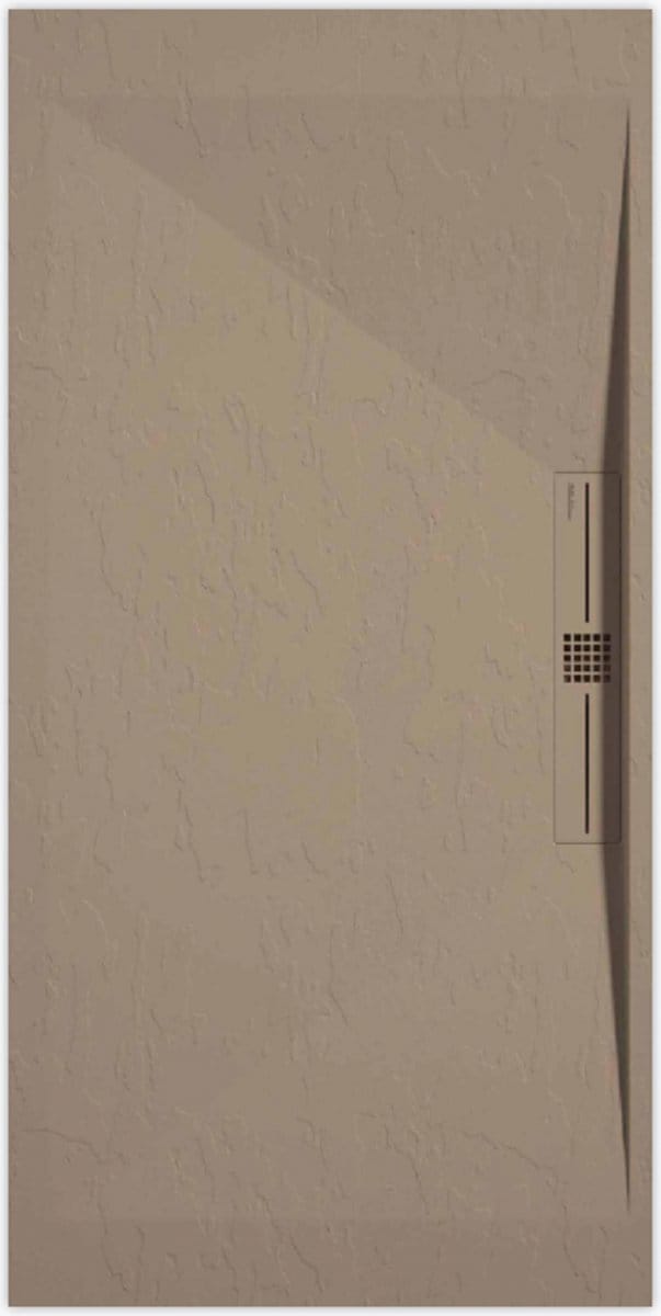 Sanifun douchebak Stone Side Moka Slate 1300 x 700 P