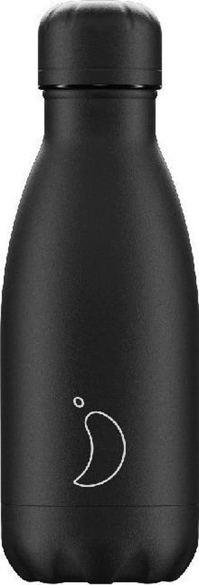 Chilly's Original - Drinkfles - Thermosfles - 260ml - All Black