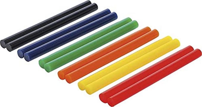 Gekleurde Lijmpatronen Ø 11 mm, 150 mm - 12-delige Set voor DIY-projecten