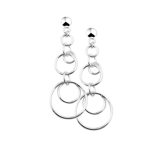 Zilver Gerhodineerde Oorhangers 1329549