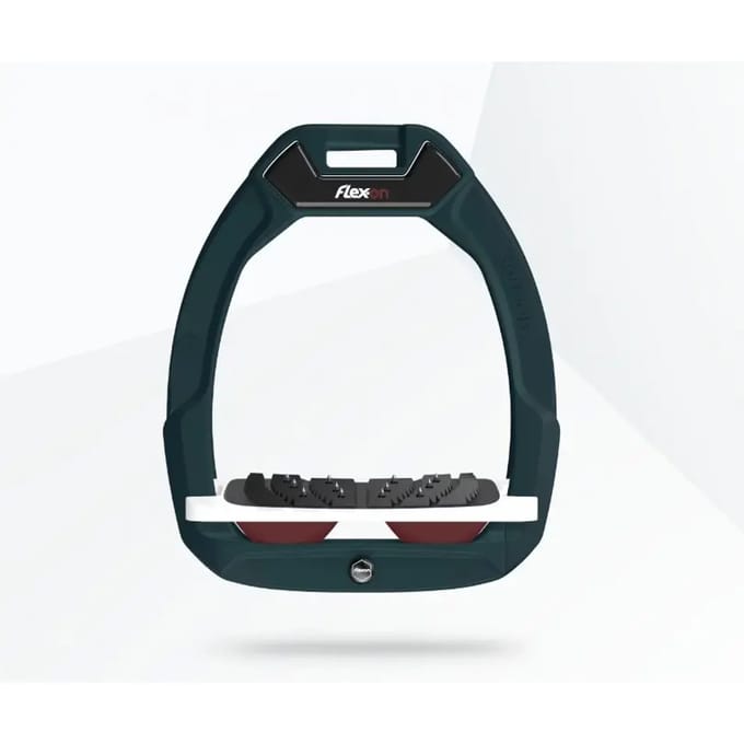 Veiligheidsstijgbeugels Ultra Grip Hellend Groen/Wit/Bordeaux Flex-On Safe-On