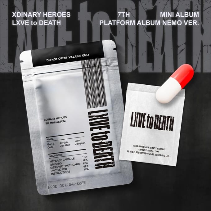 XDINARY HEROES - [LXVE TO DEATH] 7ème Mini Album PLATFORM ALBUM Version NEMO