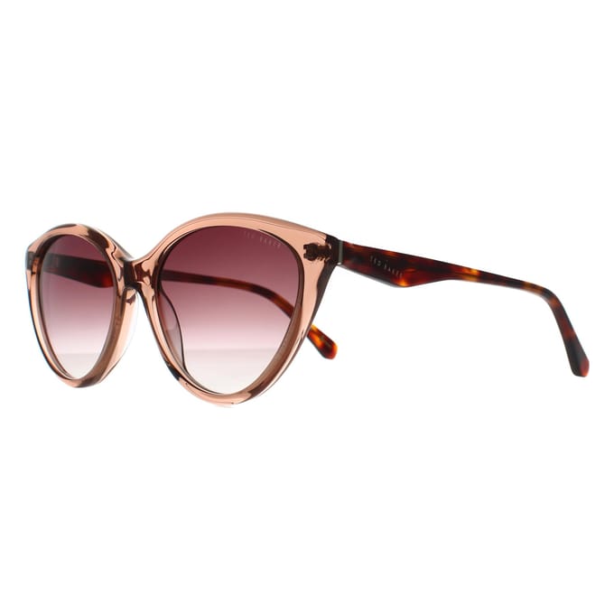 Ted Baker Cat Eye Womens Crystal Brown Gradient TB1735 Deeha