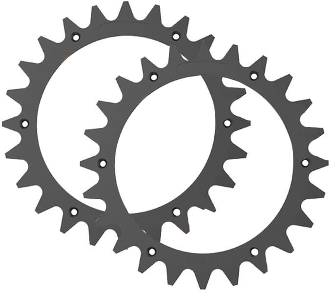 Verbeterde Tractie Spikes voor Worx Landroid Maaier - Zwart
