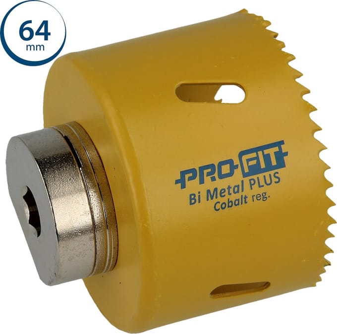 Profit Gatenzaag regelmatige tand - Bimetaal Plus - ø 64 mm