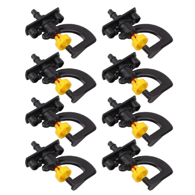 20 stuks G-type vernevelsproeiers Professionele bevochtigings- en koelsproeiers voor boerderij black