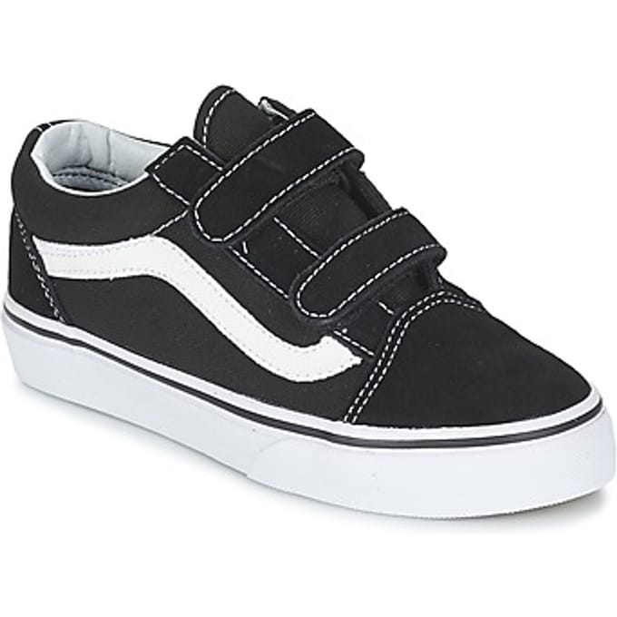 Vans Old Skool V Sneakers Kinderen - Black/True White