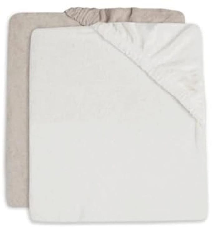 Verschoonmat covers - Set van 2 - 50x70 cm - Ivoor/Nougat