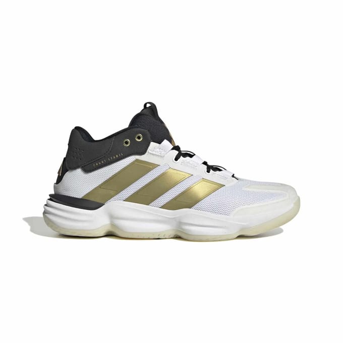 Adidas Performance Court Stabil Indoor Schoenen - Heren - Wit