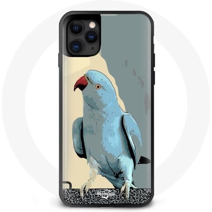 Coque Iphone 11 Perruche bleu