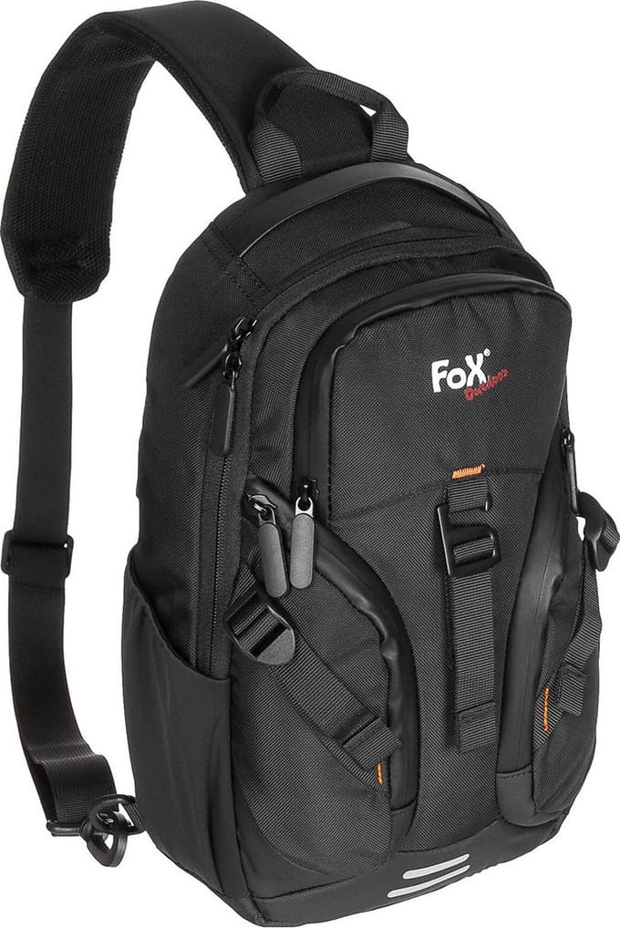 Fox outdoor One strap rugzak / sling bag 7l, zwart