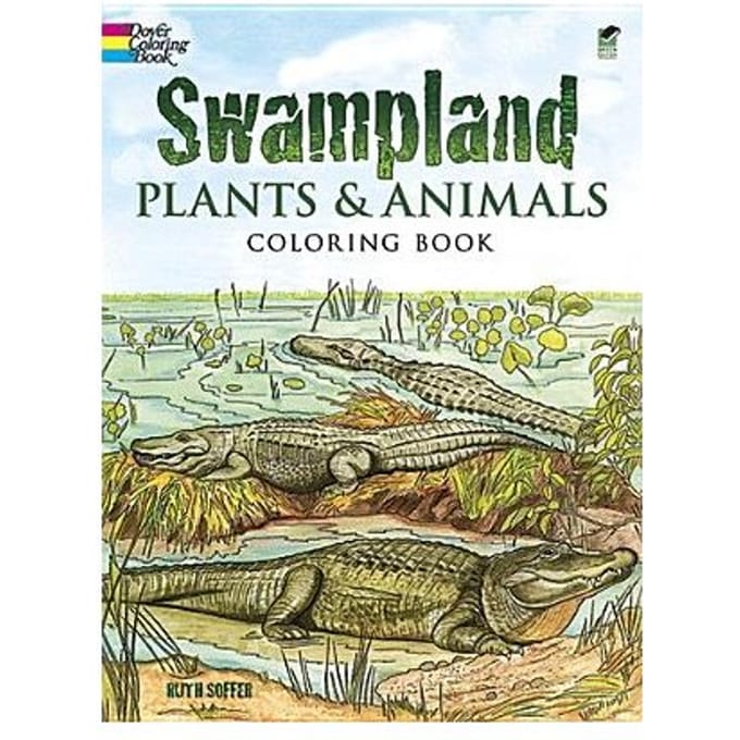 Swampland Plants And Animals Coloring Book - Soffer, Ruth