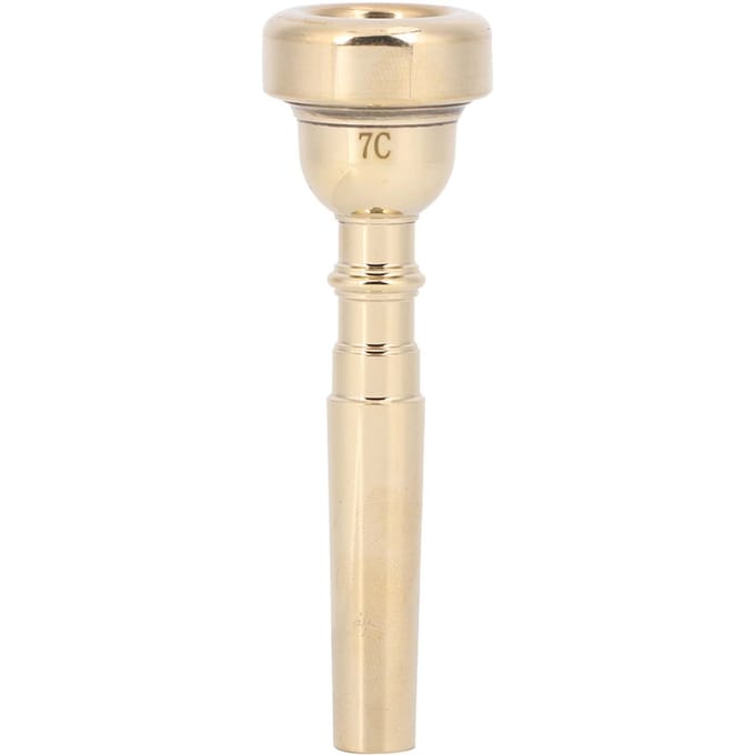 Trompetmondstuk Duurzaam Stijlvol Messing Professioneel Hoorn Muziekinstrument AccessoiresGold7C beige