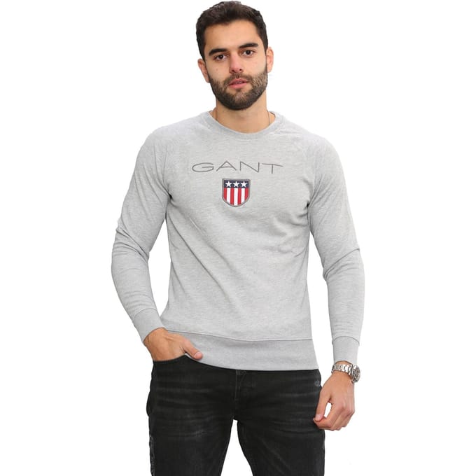Heren Pullover Sweatshirt | Gant Shield