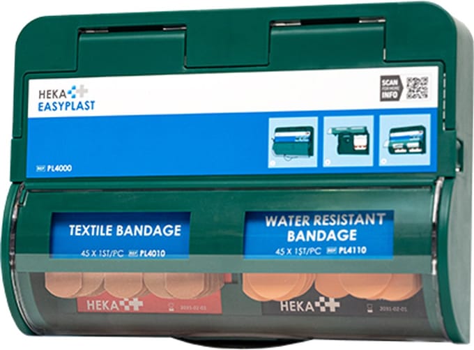 Pleisterdispenser Heka Easyplast met inhoud