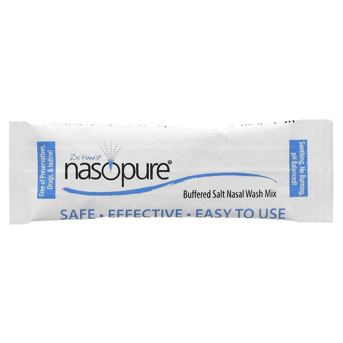 Nasopure, Neusspoeling Navulset, 40 Stuks Gebufferde Mixen