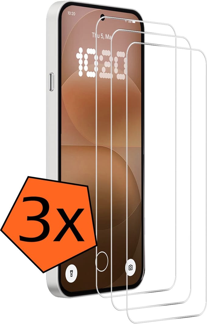 Screenprotector - 3 Stuks - Geschikt voor Nothing Phone (4a) Pro - Extra Sterk - Gehard Glas - Beschermglas - Tempered Glass - Screen Protector