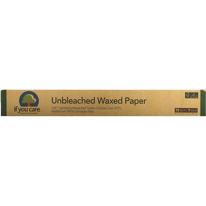 Ongebleekt Gevaxte Papier, 75 vierkante voet (75ft X 12in)