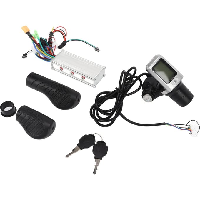 36V 48V 500W Scooter Controller Kit Elektrische Fiets Controller met LCD Display voor Scooter Modificatie Accessoires black