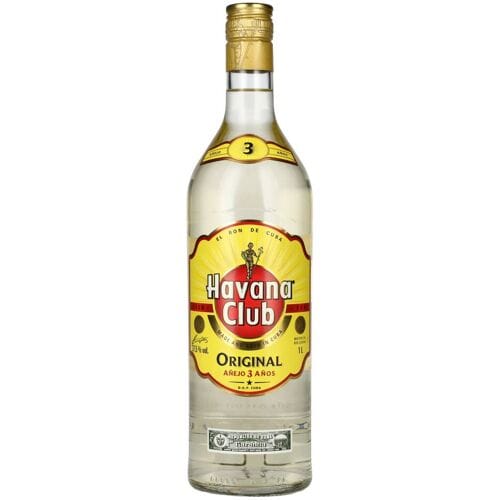 Havana Club Añejo 3 Años Rum 37,5% Vol. 1l