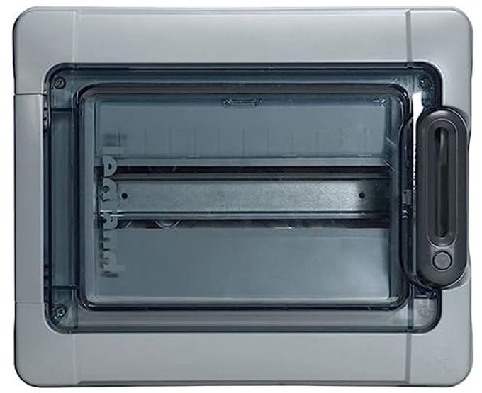 Plexo Socket Divider - IP65 - Indoor and Outdoor Use - 12 Modules - Modular Fuse Box