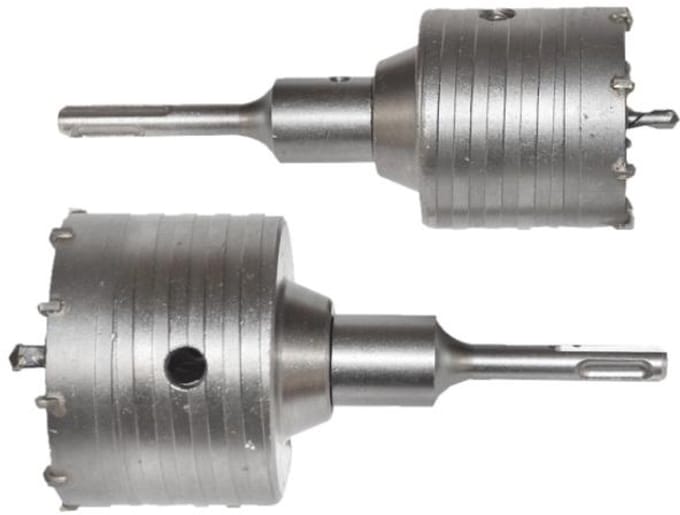 AWTools Serie - Beton Boorkronen Set - 65mm en 80mm - SDS Plus