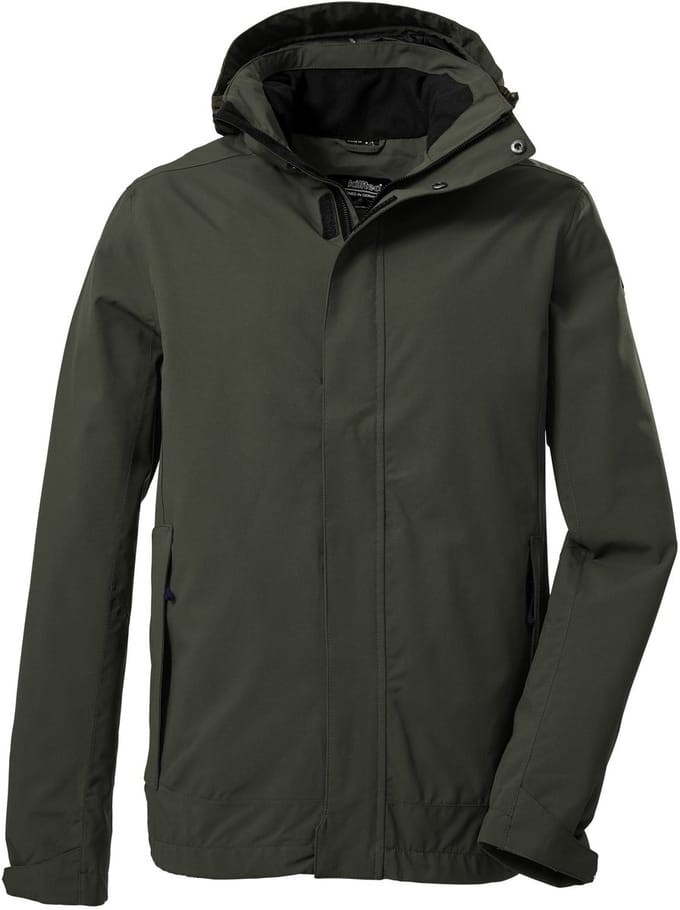 Killtec heren zomerjas - functionele jas - 39147 - Xenios - olijfgroen - maat XL