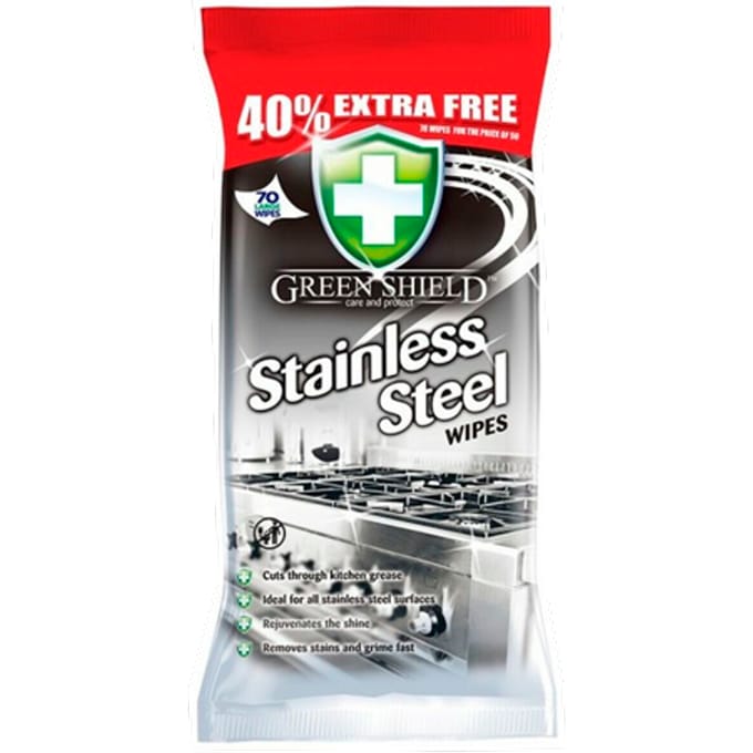 Green Shield roestvrijstalen doekjes - 70 stuks