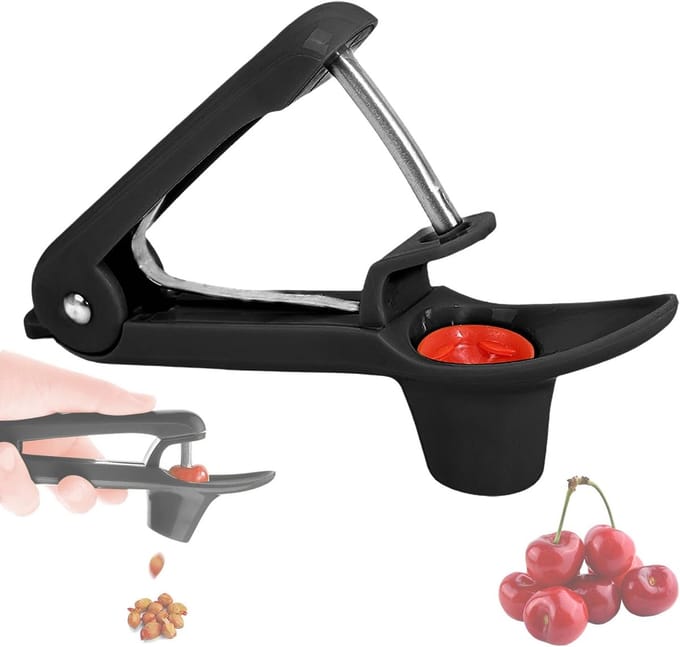 Stainless Steel Manual Fruit Pitter - Kersenontpitter - Fruit Kernverwijderaar - Handgereedschap