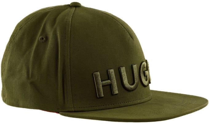 HUGO cap Jago Cap Open Green olijfgroen
