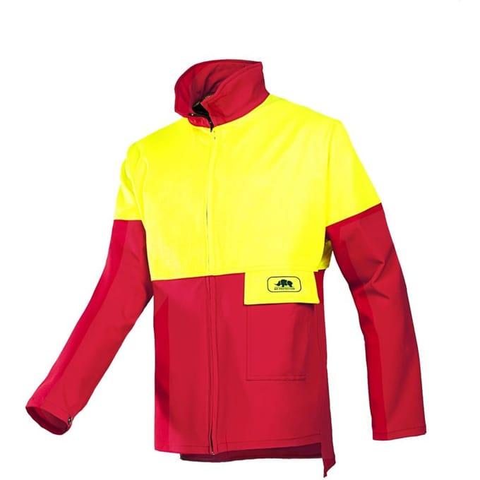Sip jacket flex rood/geel m