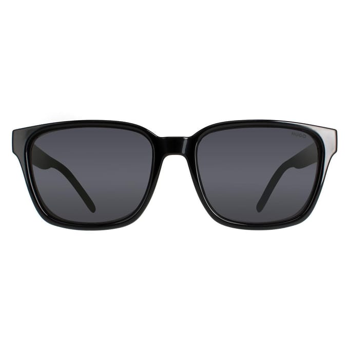 Hugo van Hugo Boss Rectangle Mens Black Gray Blue Hg 1162/S