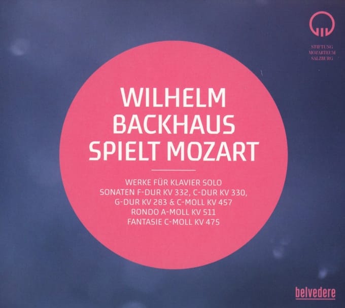 Wilhelm Backhaus - Backhaus Spielt Mozart (CD)