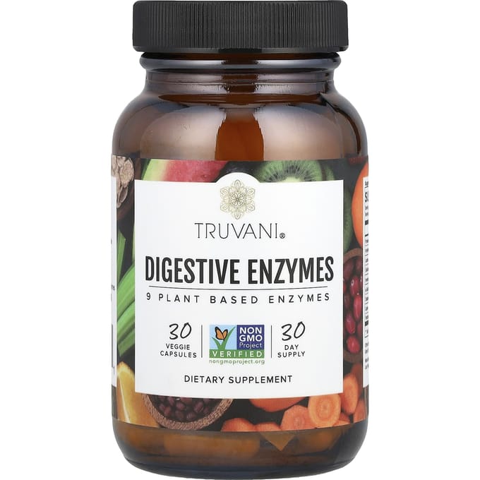 Spijsverteringsenzymen, 30 vegetarische capsules