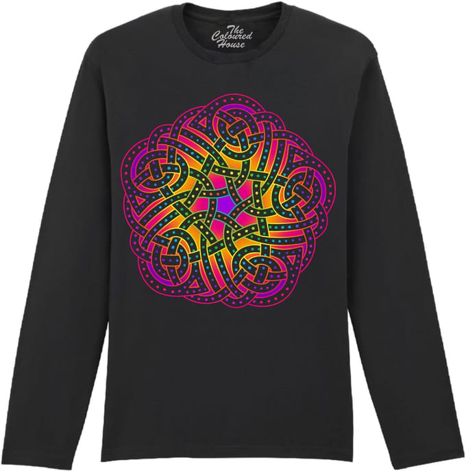Rainbow Dots The Coloured House Longsleeve T-shirt M