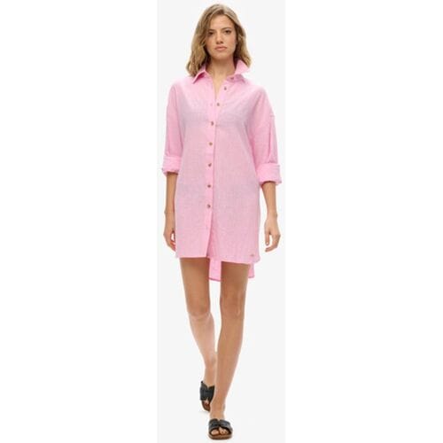 Superdry - Lang Ibiza-strandoverhemd - Dames - Shirts