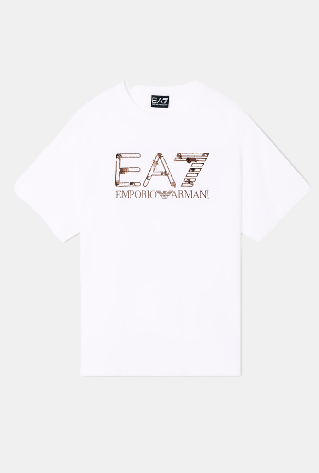 T-shirt met wit vrouwen logo