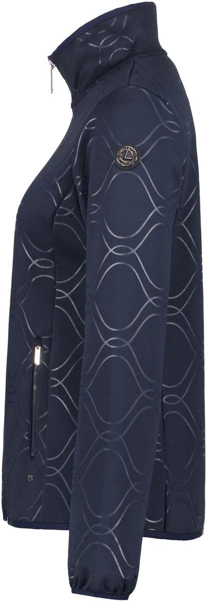 LUHTA - antikkala - Fleece sweater met rits dames - Blauw